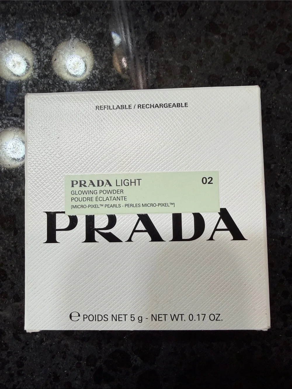 Prada glowing weightless